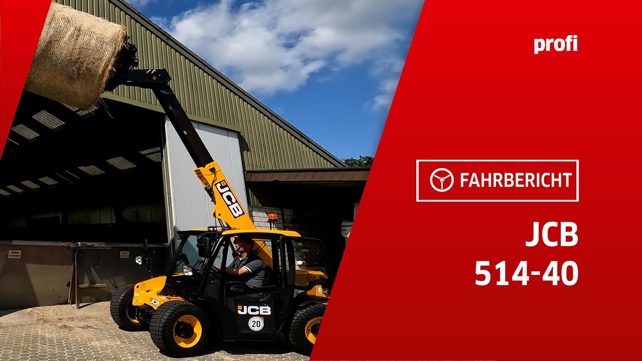 Teleskoplader JCB 514-40 | profi #Fahrbericht