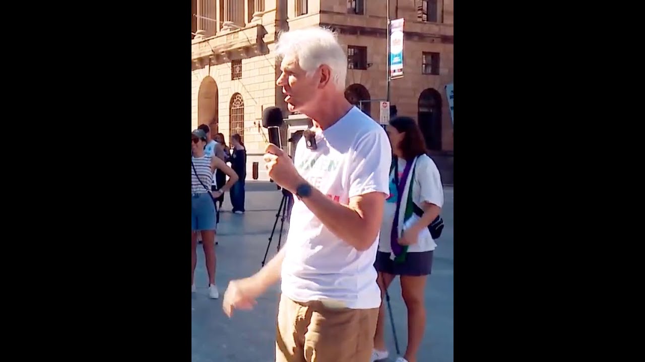 Drew Hutton Speakers Corner  25 May 2025