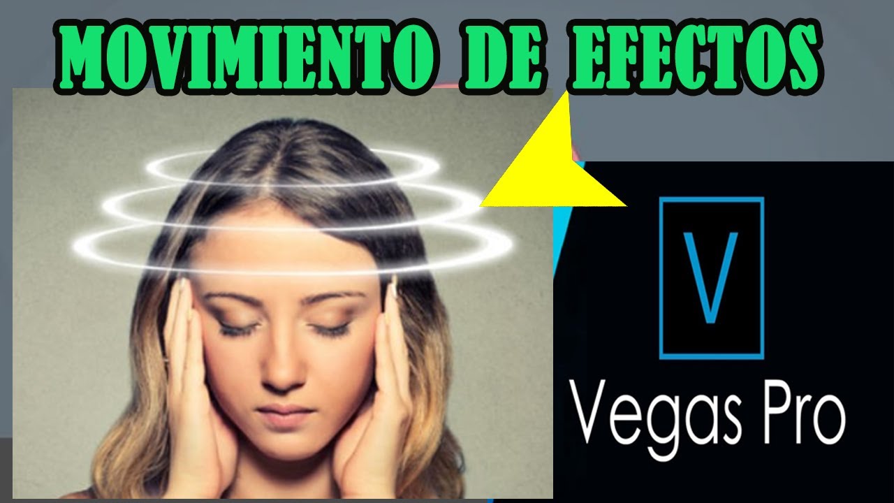 Mover una imagen o efecto en Vegas Pro.