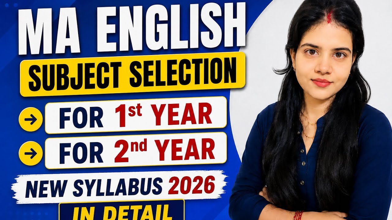 IGNOU MA English 2026 New Syllabus Explained | IGNOU MA English Subject Selection #maenglish2026 