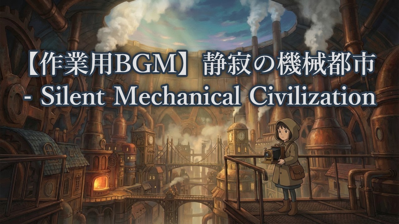 【作業用BGM】静寂の機械都市   Silent Mechanical Civilization