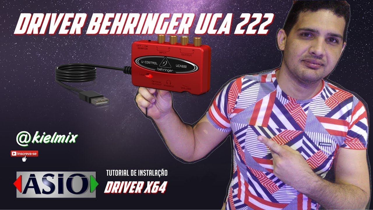 Behringer U-Control UCA 222, 200 e 202 | Tutorial de Instalação no WINDOWS 7,8, 10
