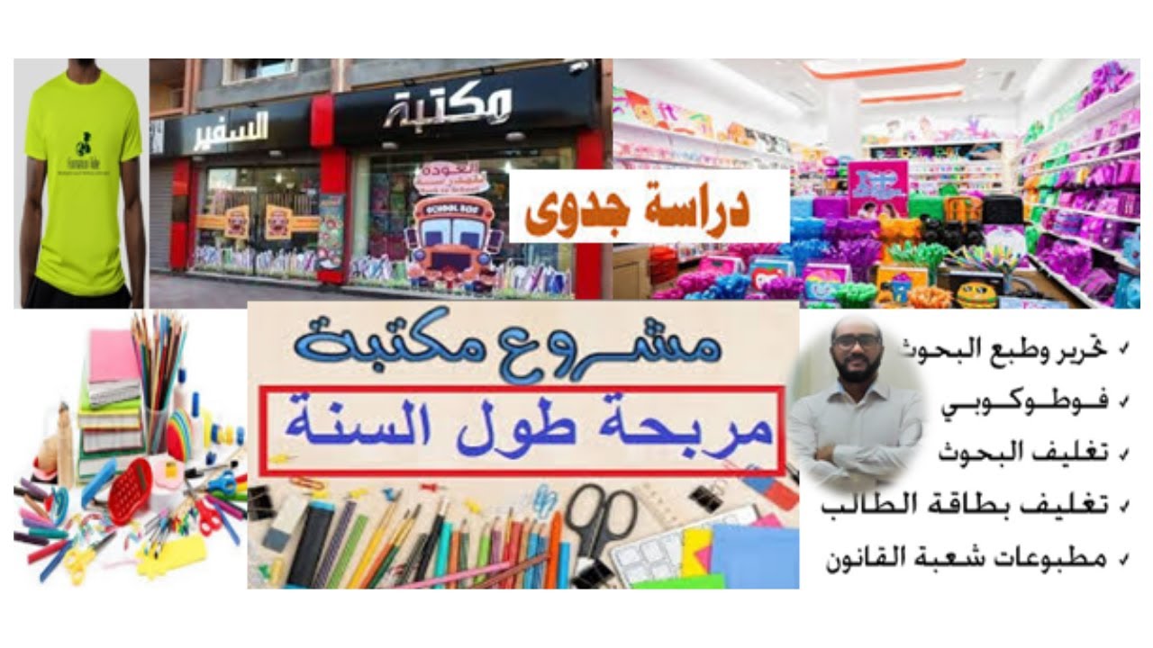 مشروع مكتبة-شرح شامل و مبسط لكيفية انشاء محل مكتبة عصرية متعددة الانشطة-projet de bibliothèque Maroc