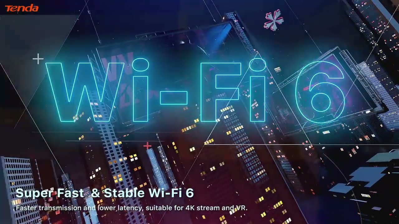 Tenda RX2 Pro - AX1500 WiFi 6 Dual Band Gigabit Router