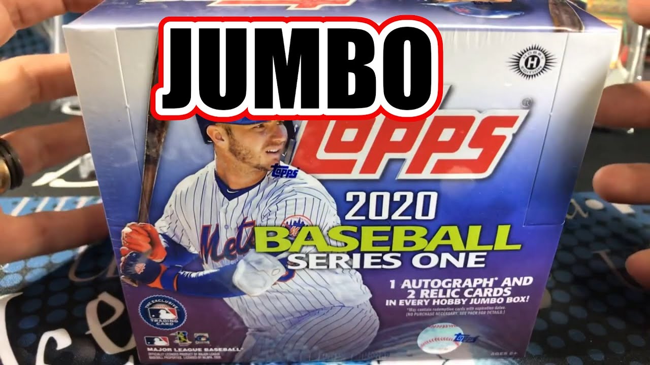 2020 Topps Series 1 Jumbo SNEAK PEEK - Tasty Baseball Cards Box Opening
