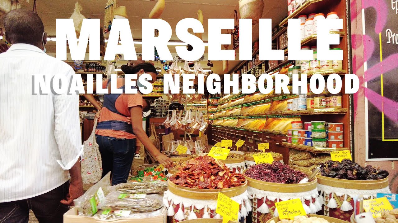 [4K] 🇫🇷 Marseille, FRANCE - Walking in Noailles neighborhood