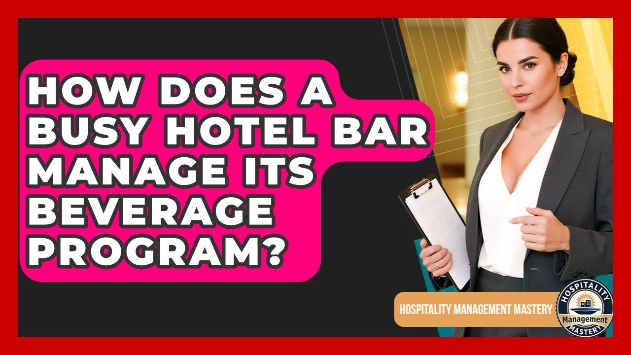 How Does A Busy Hotel Bar Manage Its Beverage Program? - Hospitality Management Mastery