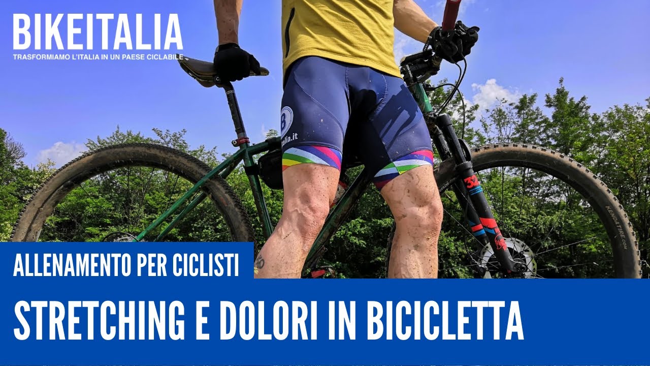 Stretching e dolori in bicicletta