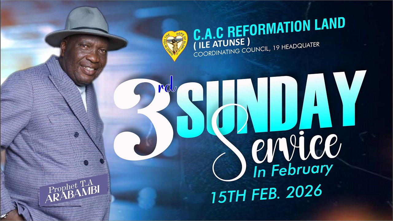 THIRD SUNDAY SERVICE IN FEBRUARY || PROPHET TIMOTHY ABASS ARABAMBI || 15 || 02 || 2026