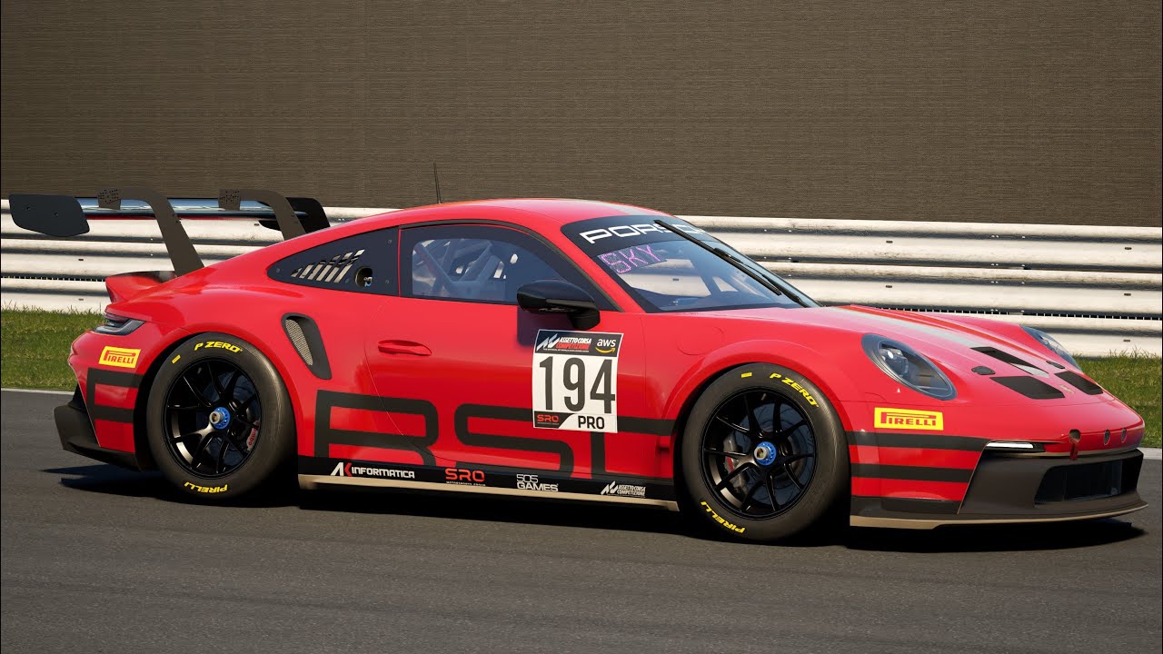 Assetto Corsa Competizione: TEST RACE REPLAY / 2021 Porsche GT3 CUP @ Misano / AI@100 AGG@100