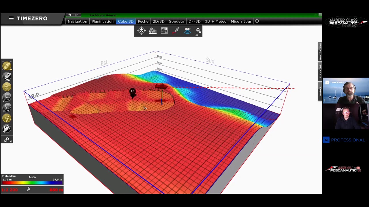MASTERCLASS MAXSEA PBG - Comment faire du relevé bathymétrique précis avec  Time Zero de MAXSEA .