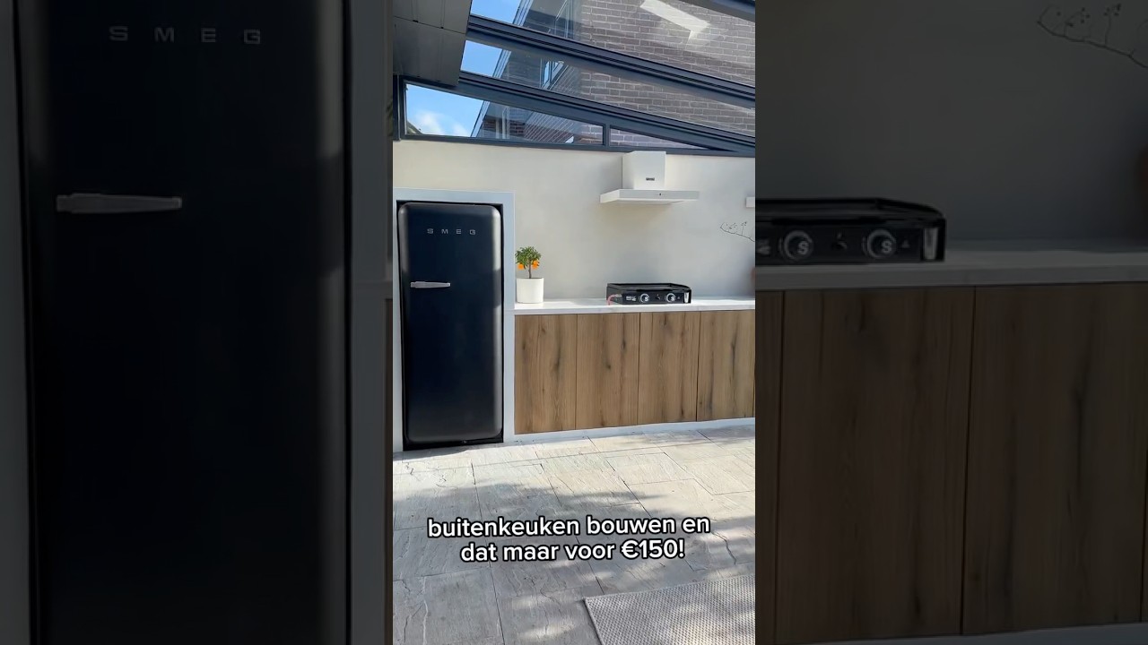 BUITENKEUKEN ZELF BOUWEN VOOR &euro;150?! 🪚👀 HOE DAN?