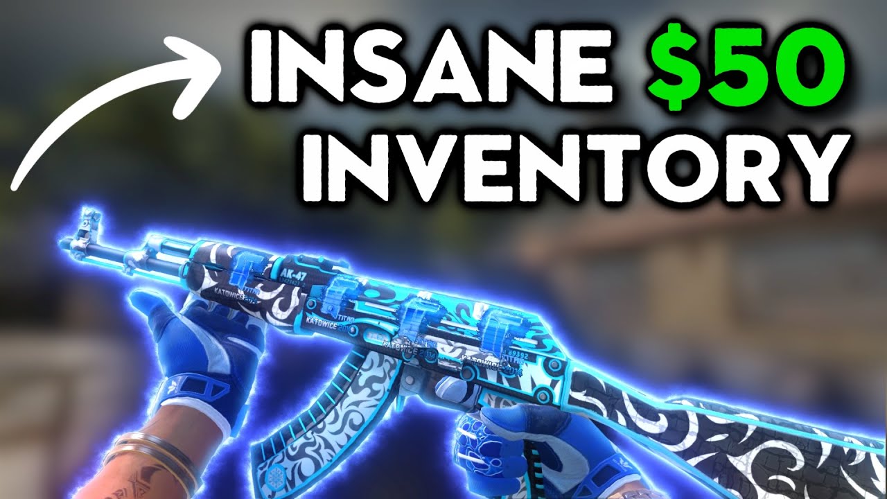 FULL CS:GO INVENTORY FOR $50! The Best Cheap CSGO Skins 2023!