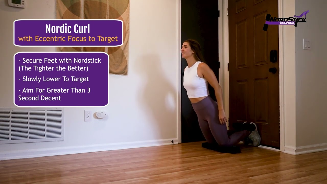 The Nordstick Exercises - Nordic Curl with Eccentric Focus to Target