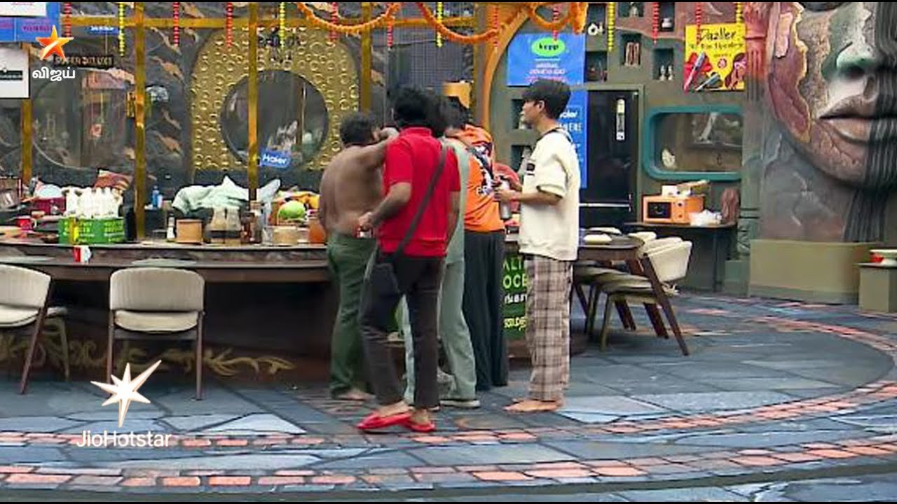 சற்றுமுன் வினோத் ஐ அடிக்க போன திவாகர் | Bigg Boss Tamil Season 9 | 16th January 2026 - Live
