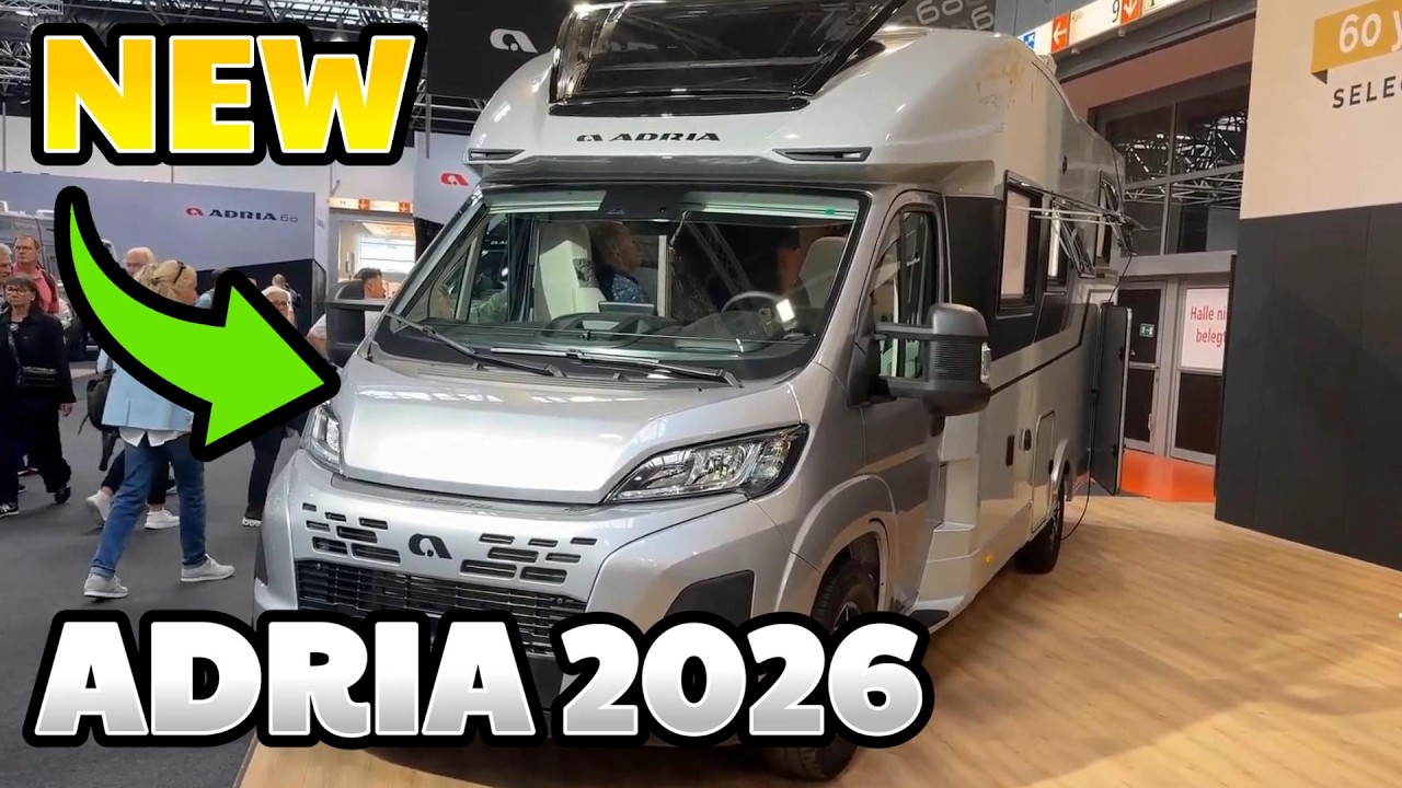Adria Stuns Everyone with Its 2026 Lineup! | New Adria Motorhomes at Caravan Salon