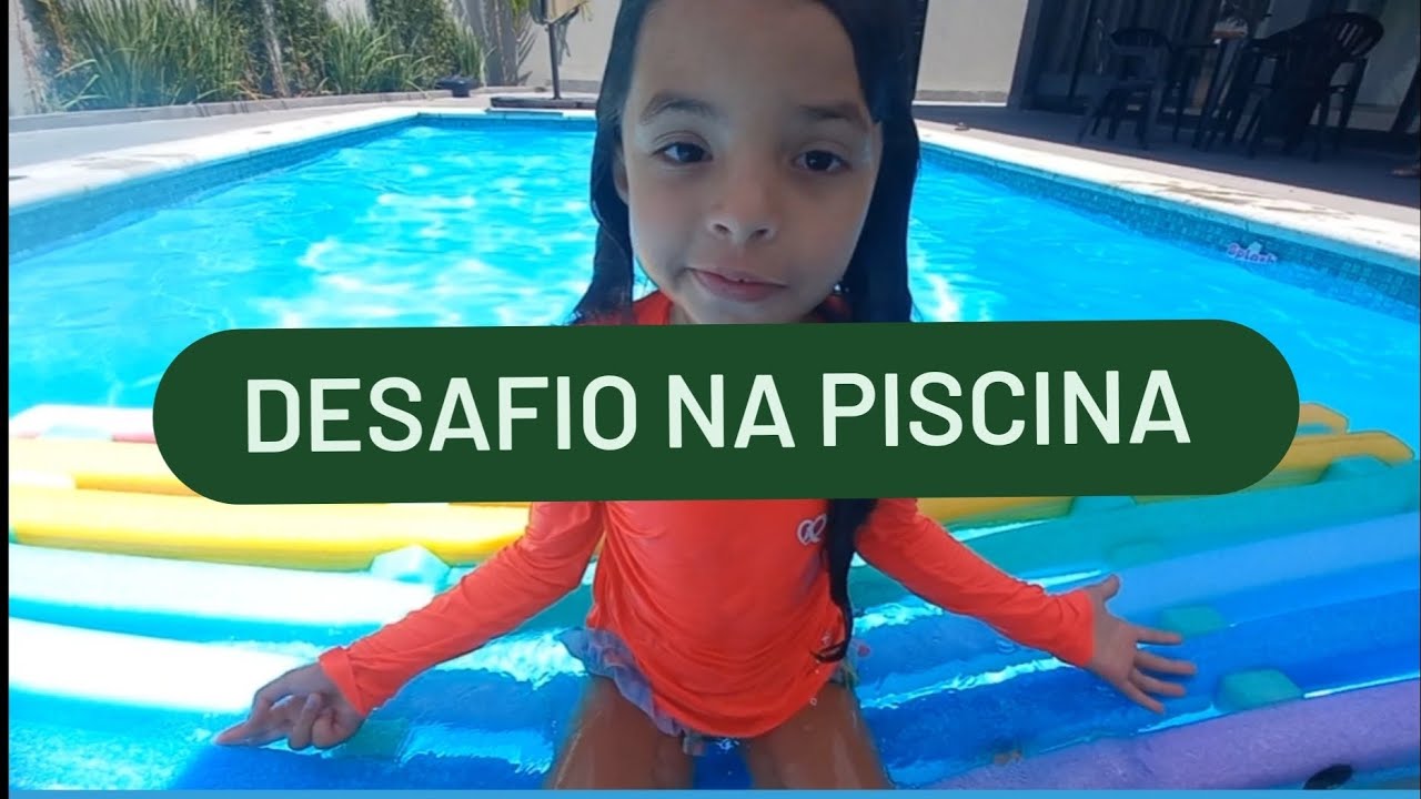 Isa Lima em: desafio na piscina. 