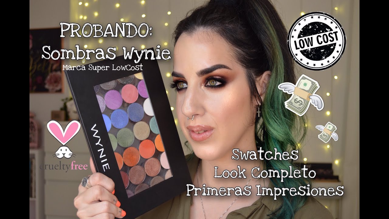 SOMBRAS WYNIE MAQUILLAJE SUPER LOW COST || Look Completo, Swatches y Primeras Impresiones