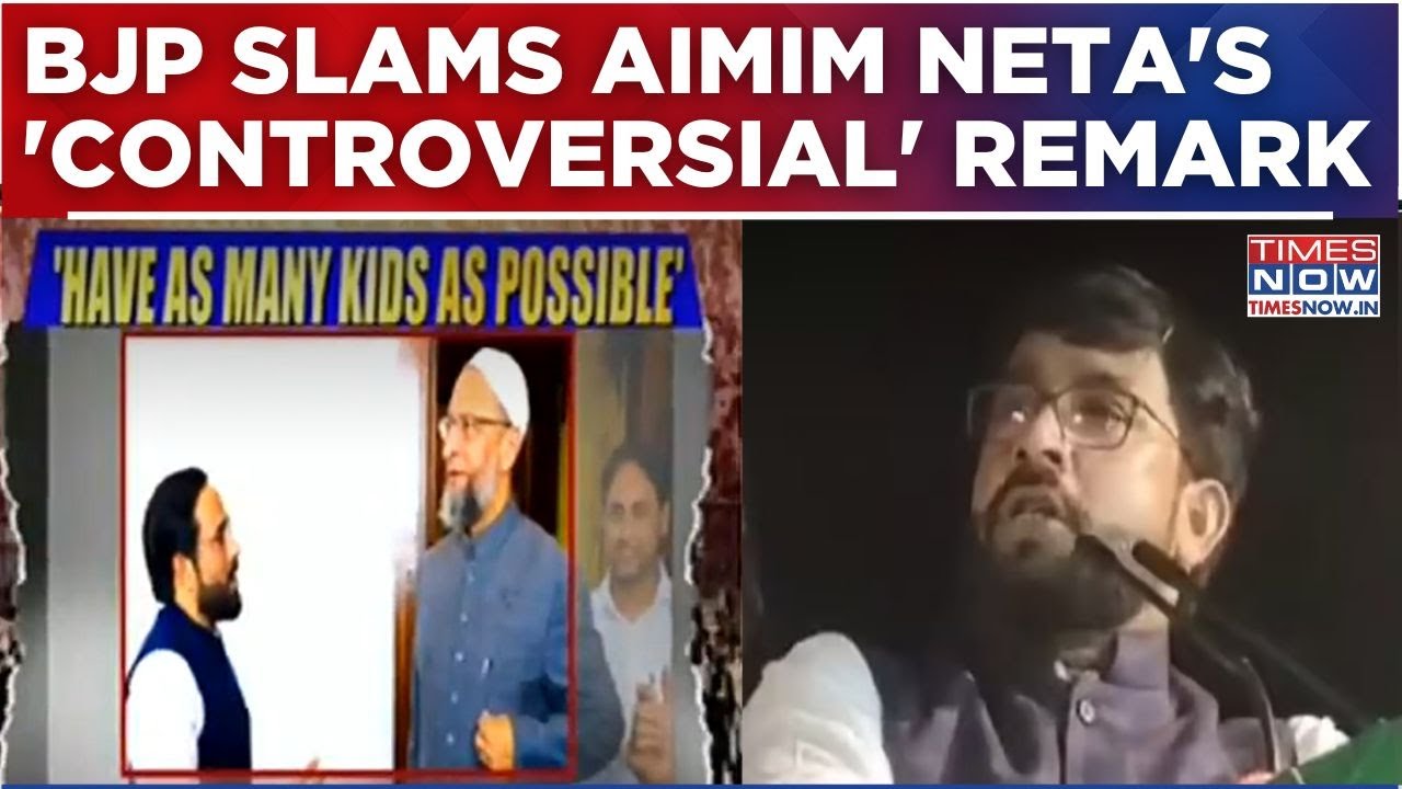 AIMIM Shaukat Ali's 'Controversial' Pitch Sparks Row, BJP Slams 'Hum Do Humare Do Darjan' Remark