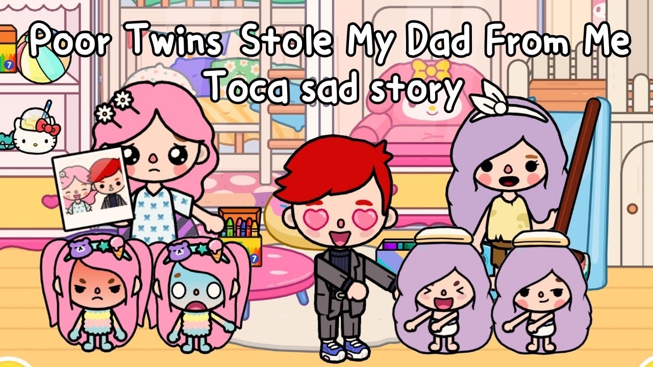 Poor Twins Stole My Dad From Me💋👨🏻😱Sad Story | Toca Life World 🌎 Toca Boca | Toca Life Story