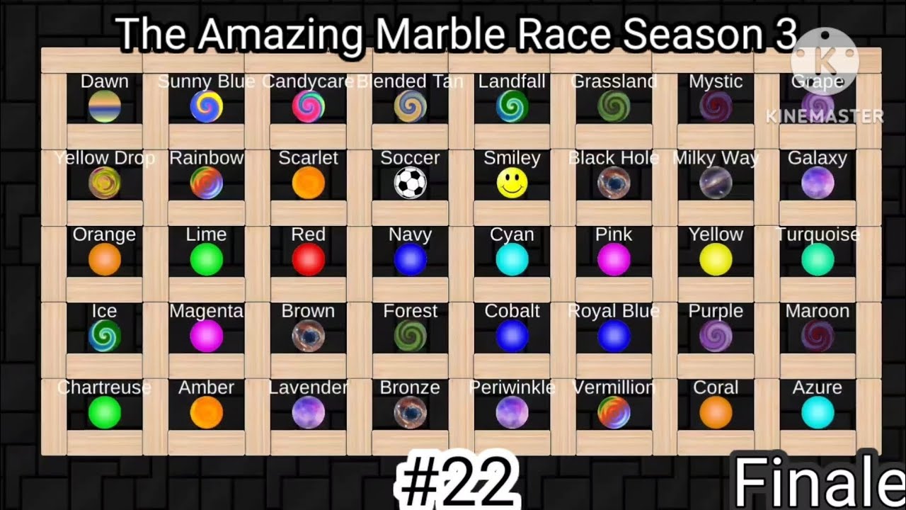 The Amazing Marble Race Season 3 Finale (Marble Run 2d)