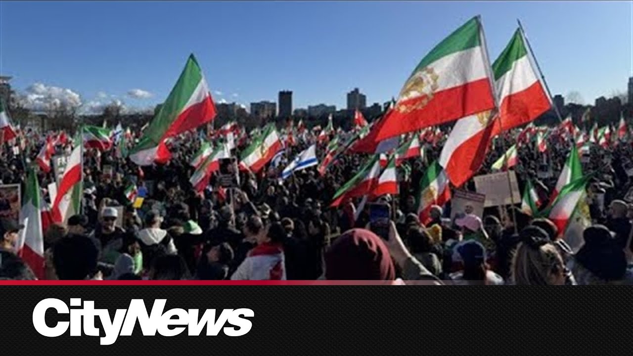 Tens of thousands flood Vancouver to show solidarity with Iranian people