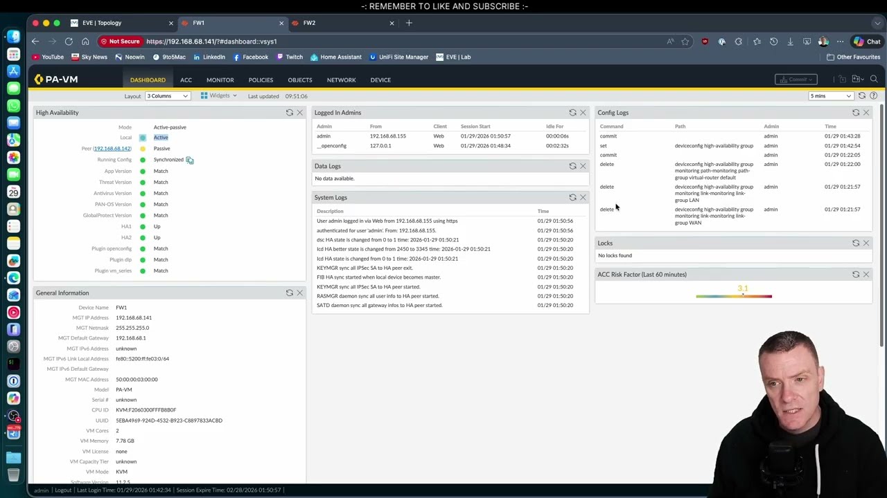 Palo Alto HA Failover Explained: Path Monitoring, Preempt, and Failure Scenarios