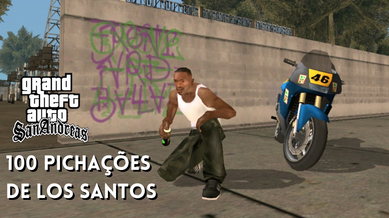 Todas as PICHAÇÕES DE LOS SANTOS Gta San Andreas 100%