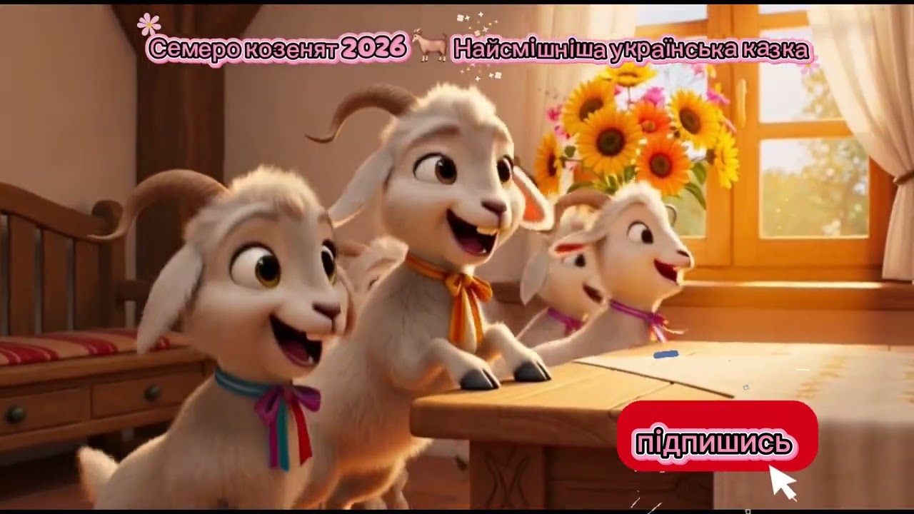 Семеро козенят 2026 🐐 Найсмішніша українська казка 😃