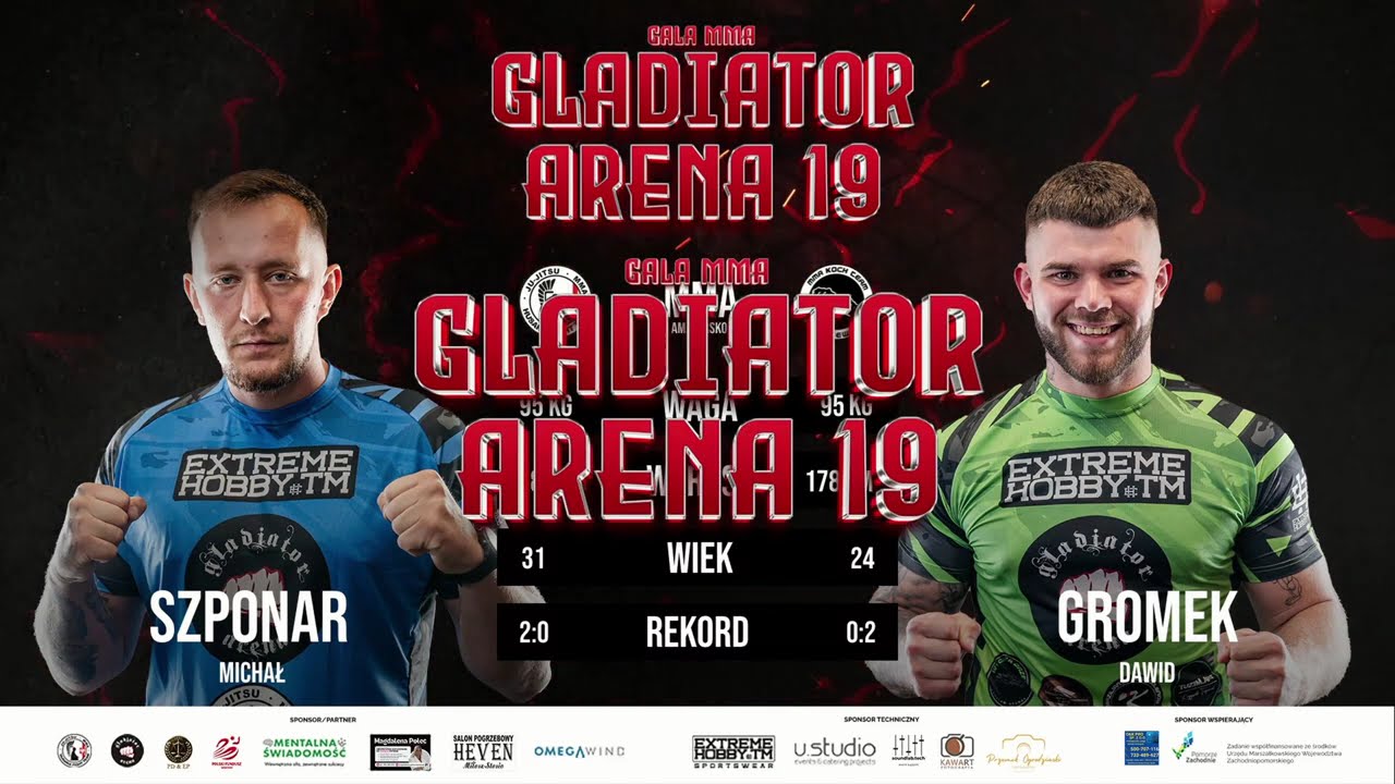 Szponar Michał vs Dawid Gromek Walka nr 14 GA 19 / 29.06.2025 Szczecin