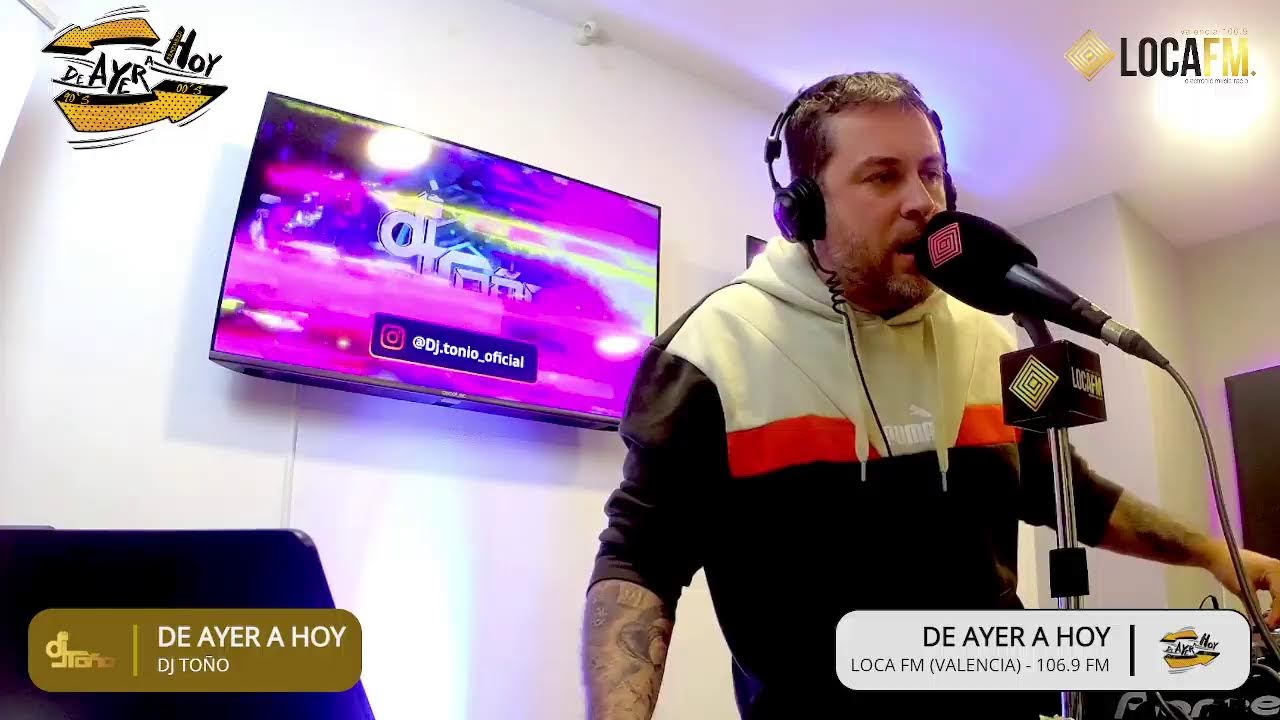 De Ayer a Hoy (13-01-2026) - Emisión en directo de Loca FM (Valencia) - 106.9 FM