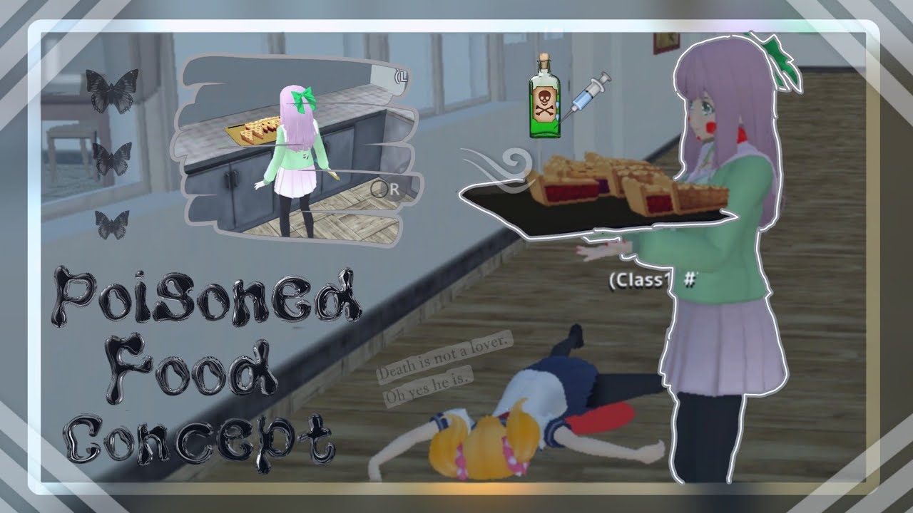 🎀💉 Poisoned Food — Elimination Concept | Schoolgirls Simulator 𓍢ִ໋🌷͙֒: