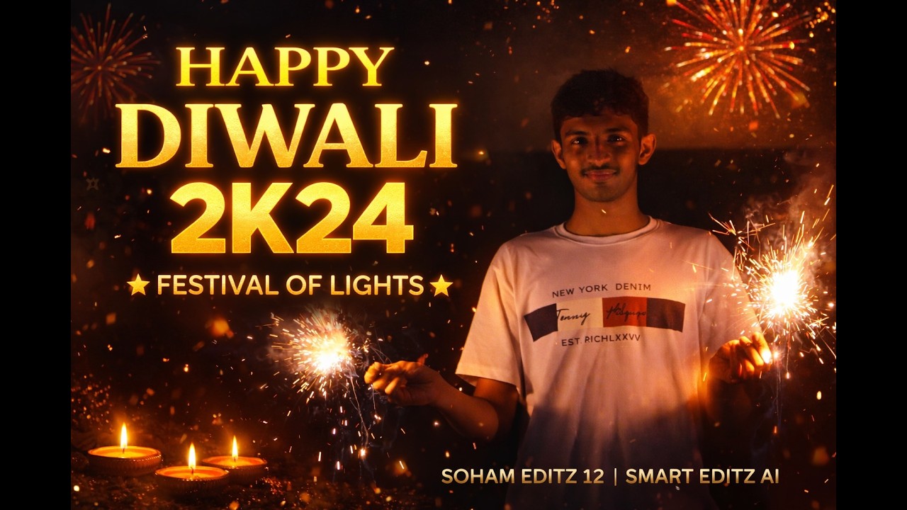 Happy Diwali 2024 Special Video ✨ | Deepavali Celebration Edit | Soham Editz 12