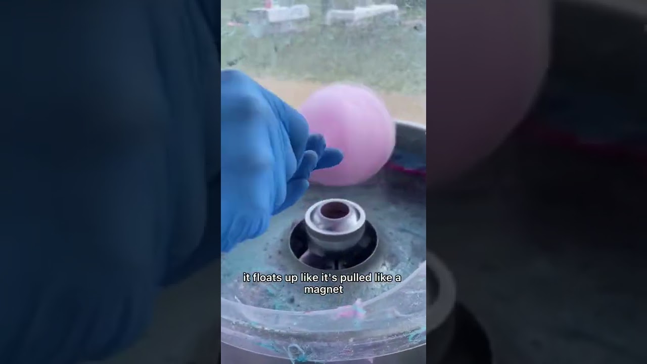 Floating cotton candy is the best