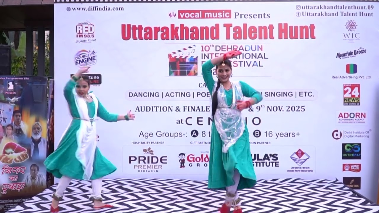 Grace. Energy. Excellence. UTH stage | Uttarakhand Talent Hunt 2025 ✨
