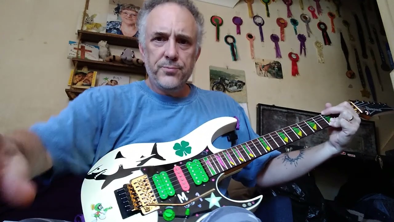 1980's Ibanez RG550 modified