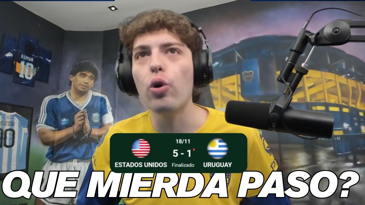 DAVOO REACCIONA A URUGUAY 1-5 USA