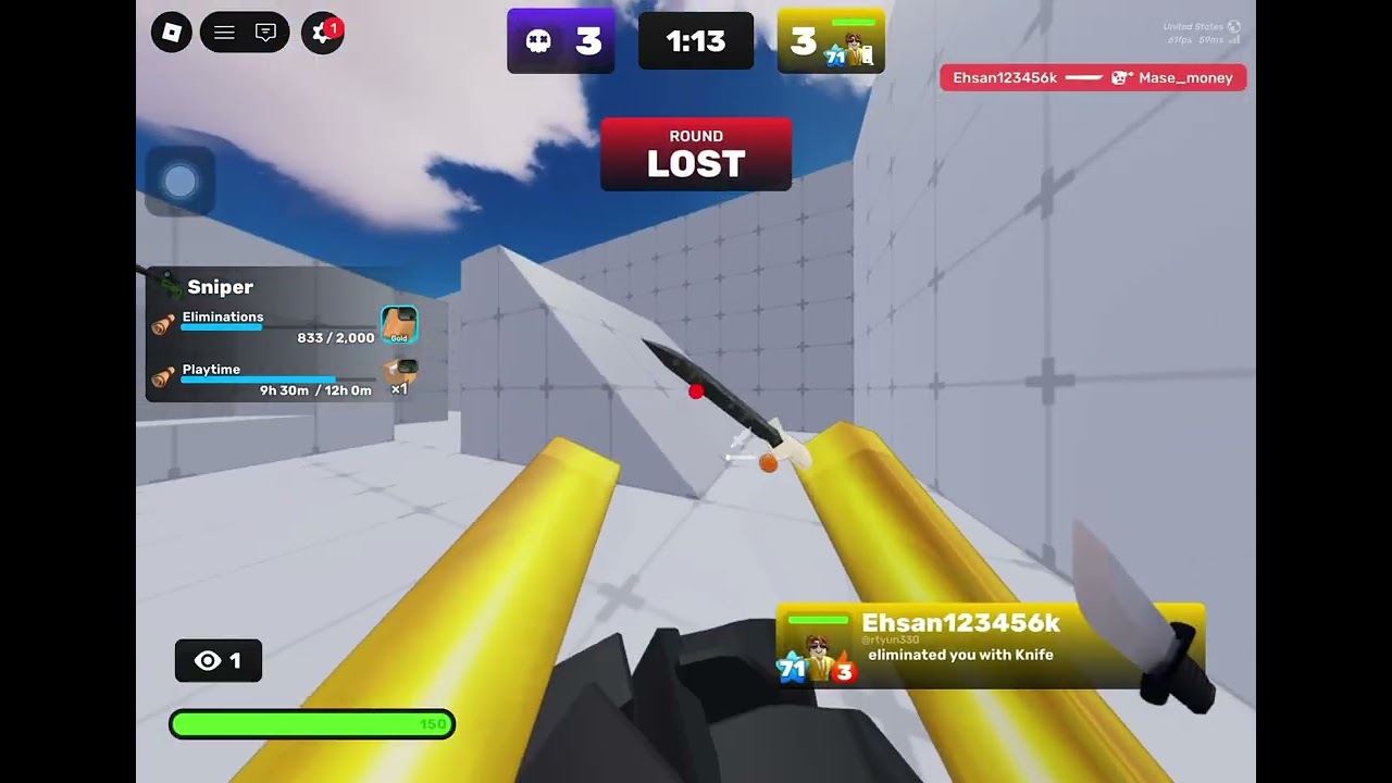 1v1 subscriber #robloxrivals 