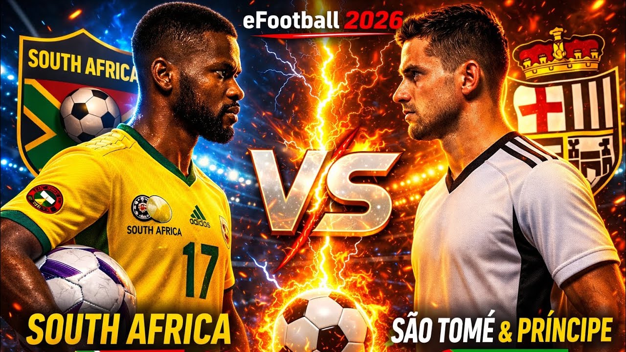 South Africa 🇿🇦 vs São Tomé 🇸🇹 | Intense Match Gameplay | eFootball 2026 ⚡