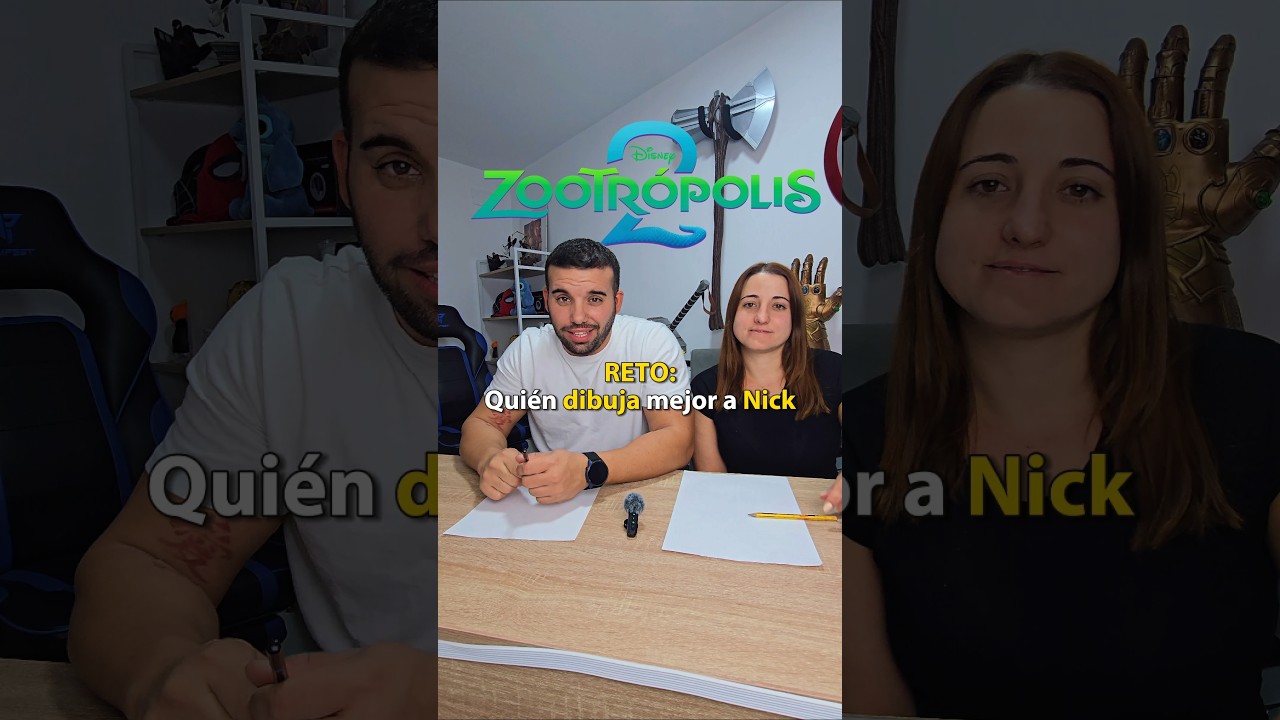 RETO!Quién dibuja mejor a Nick de Zootropolis?🤔 
