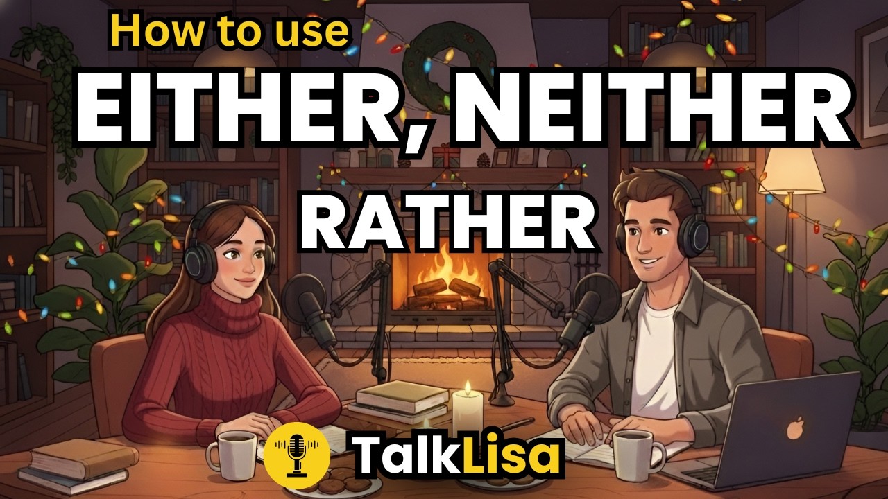 How to Use Either, Neither & Rather in English | Negative Agreement Made Easy