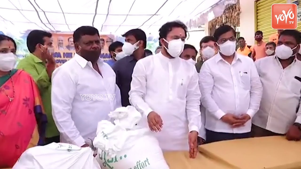 Minister Kishan Reddy Inspects Vaccination Centre | Union Minister Kishan Reddy | BJP | YOYO TV NEWS
