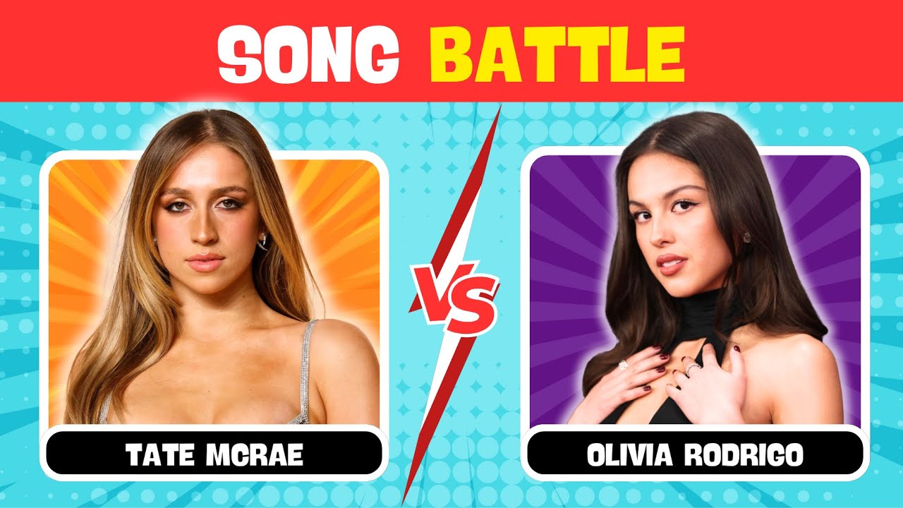 SONG BATTLE (Tate McRae Vs. Olivia Rodrigo) 2025 | We Quiz!