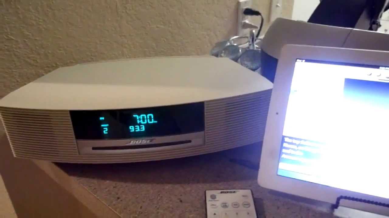 BOSE WAVE RADIO WITH IPAD REVIEW AWRCC2 CD PLAYER