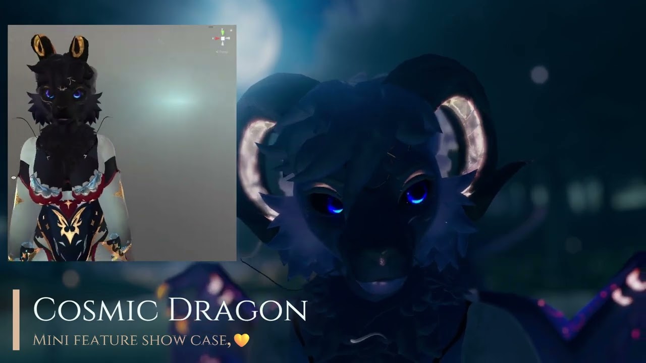 Cosmic Dragon Mini Feature Showcase (VRChat)