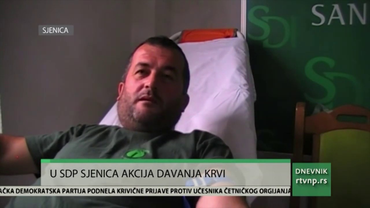 Dobrovoljno davanje krvi SDP Sjenica