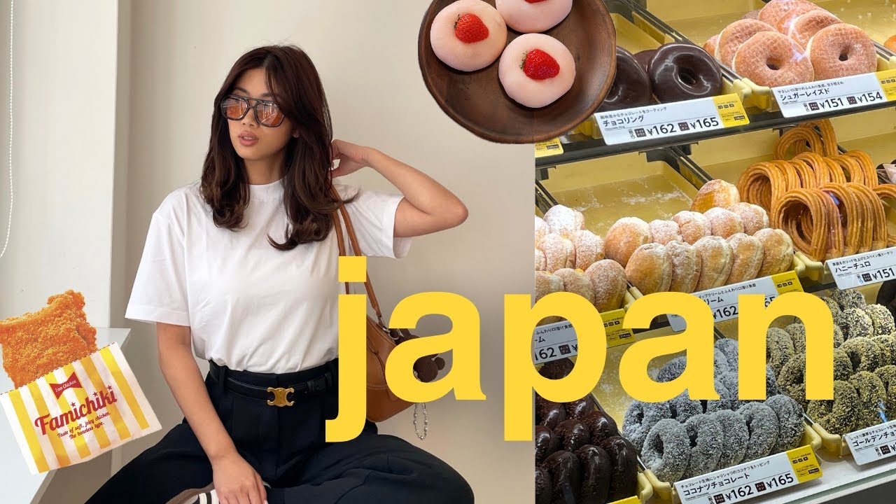 japan vlog 🍡 best vintage shops in osaka, convenience store snacks, aesthetic cafes, what i ate