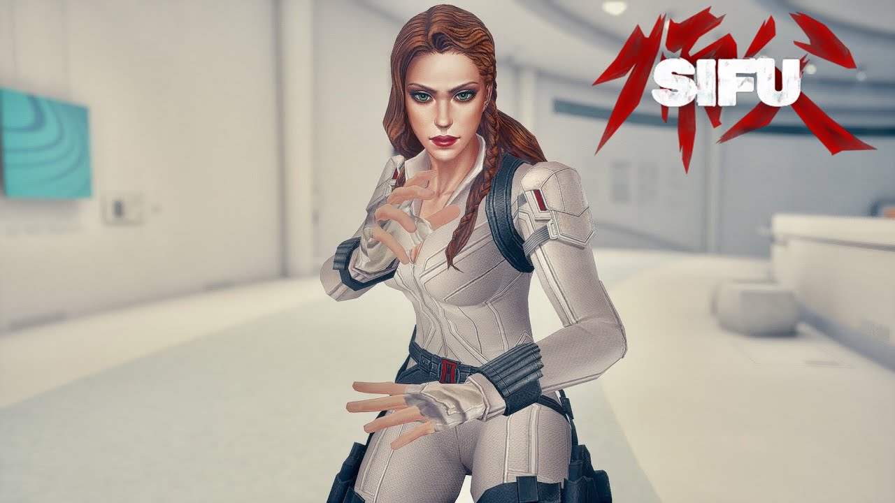 Sifu - Black Widow White Suit Skin MOD