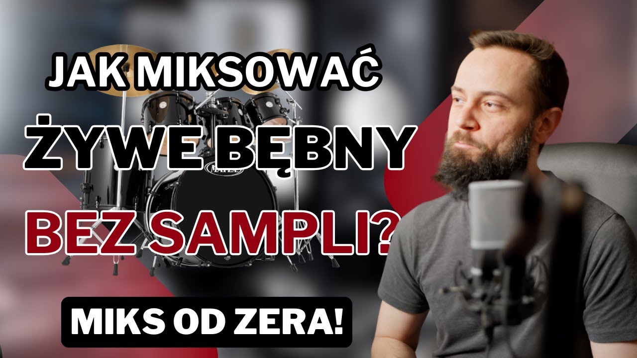 Jak miksować żywą perkusję bez sampli? Miks od zera!