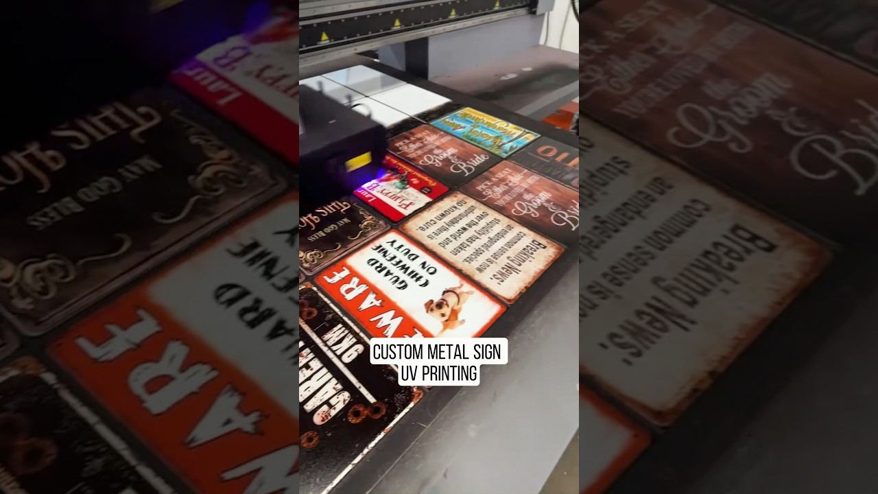 Custom UV Printed Metal Signs | High-Quality & Weatherproof